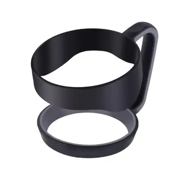 

1pcs Hand Holder Plastic Cups Handle for YETI 30 Oz Rambler Tumbler Handle for 30 ounce Yeti Cup Mugs Two Rings Black+grey