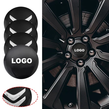 

4Pcs Car Wheel Center Hub Caps Emblem Stickers Accessories For Citroen Xsara Berlingo Celysee Vts C1 C3 C4 C5 C6 Picasso Saxo