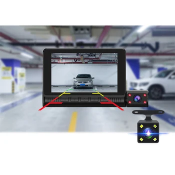 

4.0 inch Driving recorder Touch Three Lens Non-destructive DC 12/24V input
