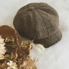 Vintage Postman hat Grid cap