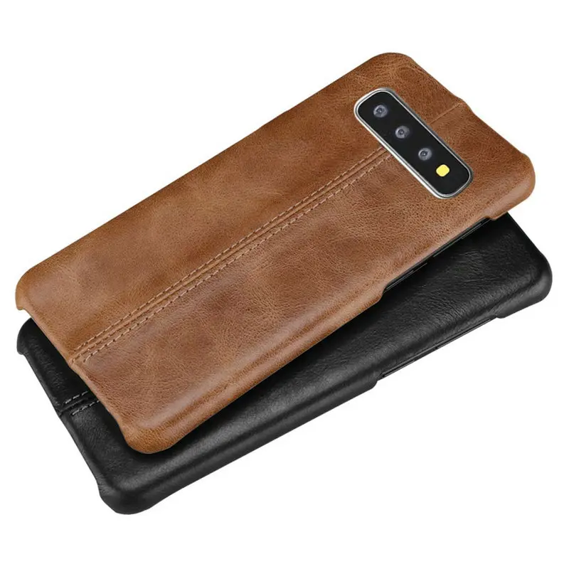 Чехол Coque для samsung Galaxy S10e S10 S9 S8 Plus, чехол для Galaxy S10 Plus, задняя крышка из натуральной кожи, чехол S9 Plus Capa Fundas