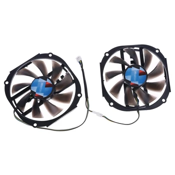 

2pcs 95mm 4gb GPU Cooler Cooling Fan for Yeston RX480 570 580 Graphics Card Fan X6HA