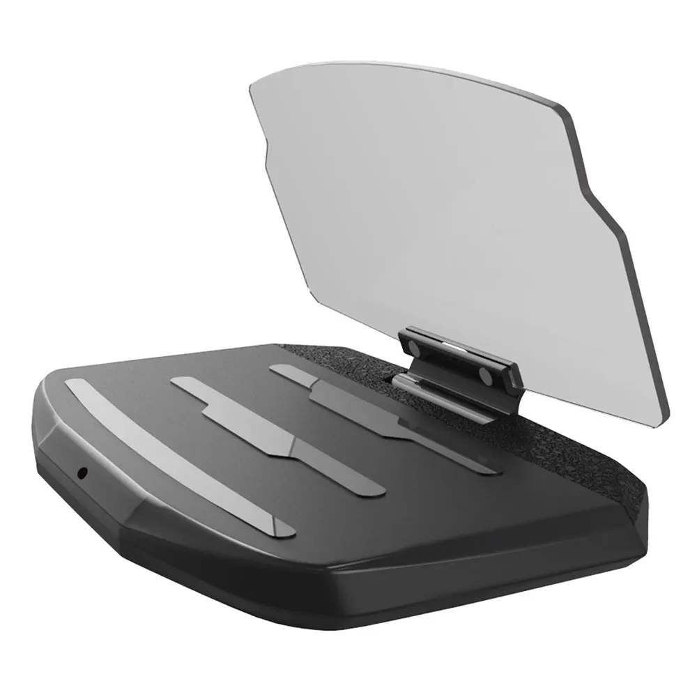Phone HUD Stand Projection Bracket Multi-Functional Car GPS Holder Head-Up Display Wireless Charger DC 5V Black
