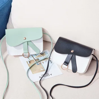 

Ladies bag 2020 summer new hit color buckle messenger bag fashion simple mobile phone bag