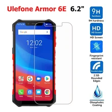 Закалки Стекло для Ulefone Power 6E Стекло 2 шт. Экран протектор Защитная Предотвращающая появление царапин ЖК-дисплей пленка для Ulefone Power 6 E крышка телефона 6,2"