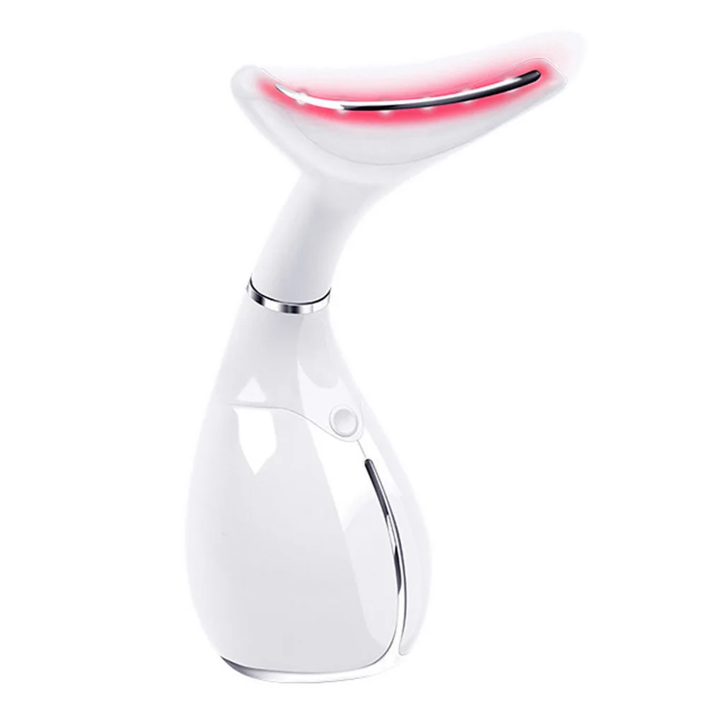 Face Instrument Anti Wrinkle Neck Care Massager LED Vibration Device Double Chin Reducer Skin USB Rechargeable 4