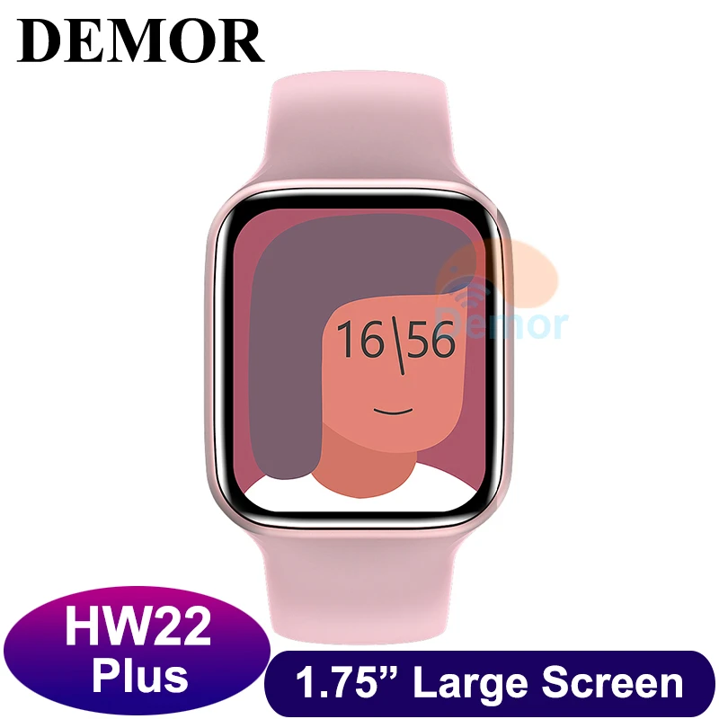 2021 DEMOR HW22 Plus Pro Max Smart Watch Series 6 44mm IWO 22 Heart Rate  Monitor Smartwatch for Men Women HW12 HW16 HW18 Android|Smart Watches| -  AliExpress
