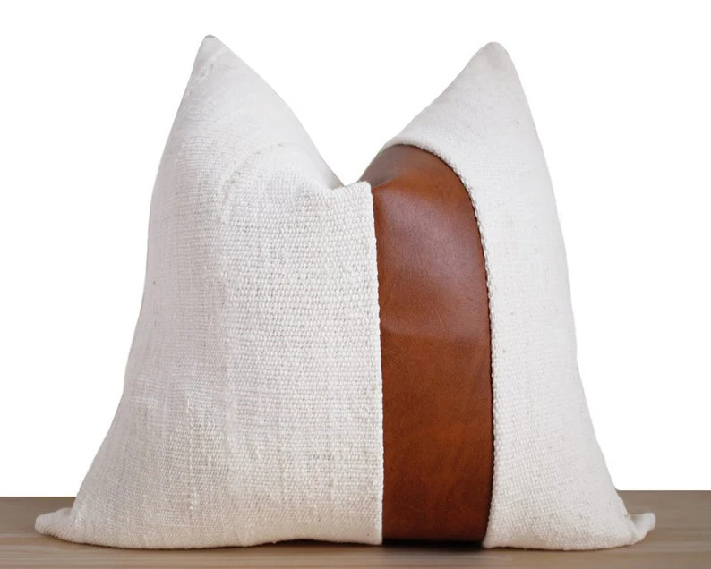 Authentic African Mudcloth Pillow Cover withFaux Leather Accent Cushion Cover 45x45cm For Couch Bed Home decoration Pillow Cover Authentic African Mudcloth Pillow Cover withFaux Leather Accent Cushion Cover 45x45cm For Couch Bed Home decoration Pillow Cover