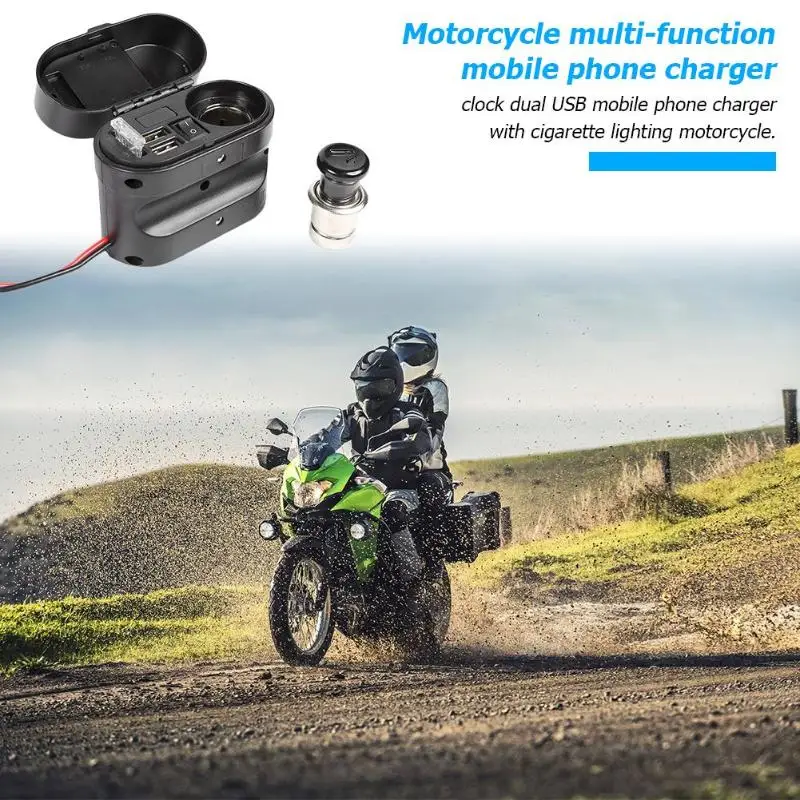 

Multi-purpose Cigarette lighter Dual USB Charger Adapter for Phone Camera Built-in Fuses and Rigorous Testing Safe