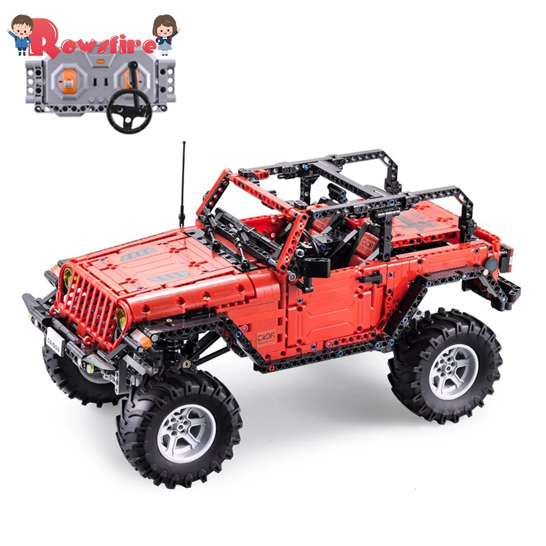 

1941PCS 1:9.5 2.4G Wireless RC Off-Road Vehicle Building Block DIY Assembly Educational Toy