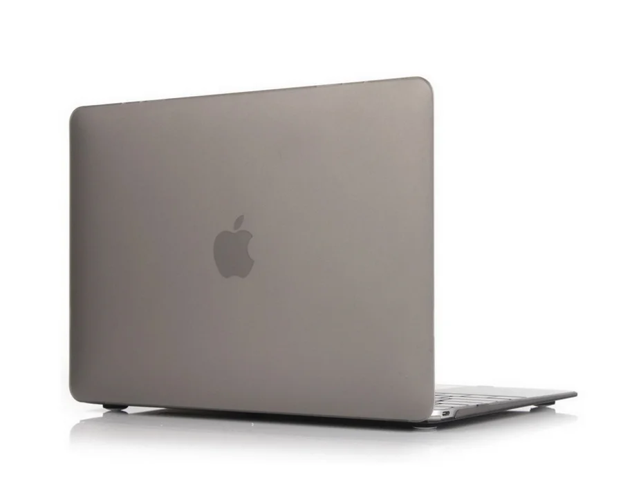 Gray Прорезиненный жесткий футляр+ покрытие для клавиатуры для выпуска Apple MacBook Pro 13 15 Touch Bar A2159 1990 Air 13 Touch ID A1932 - Цвет: Gray