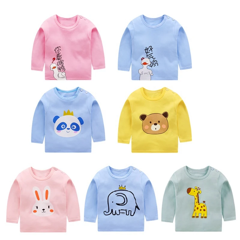 Осенне-зимний детский свитер, топы, пуловер, футболка с длинными рукавами, одежда для маленьких мальчиков и девочек