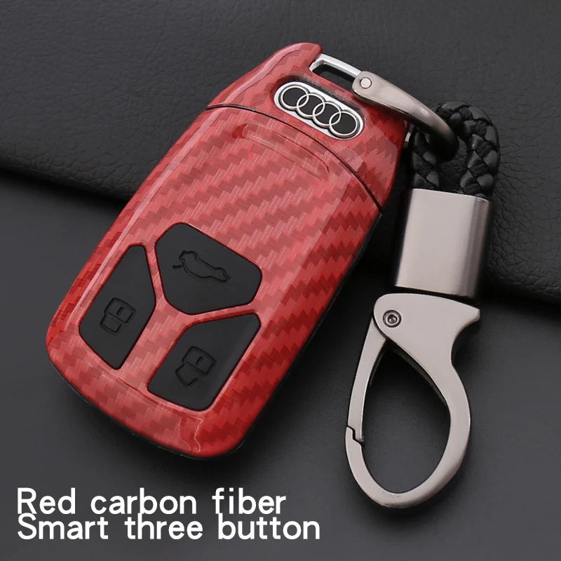 Подходит для Audi key case, предназначенного для нового A4L Q7 A5 TT, интеллектуальный пульт дистанционного управления, автомобильный набор ключей, Пряжка раковина