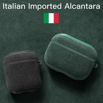 

YMW Italian Alcantara Case for AirPods Pro Luxury Artificial Leather AirPod case for AirPods 2 & 1 Cases, Wireless Charging