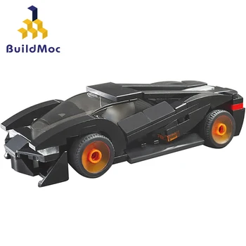 

Supercar Mini Racers Scale Famous brand classic Sports Car fit Terzo Millennio Technic Vehicles Building Blocks Bricks Gift Toys