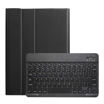 

Wireless Keyboard for Samsung Galaxy Tab a T510/T515 Case + 7 Color Backlit Keyboard 2 in 1 Magic Leather Case