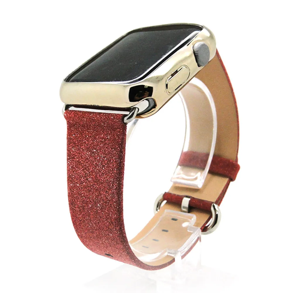 Ремешок кожаный для Apple Watch iWatch 5 4 3 2 1 44 мм 40 42 38 мм|Ремешки часов| |