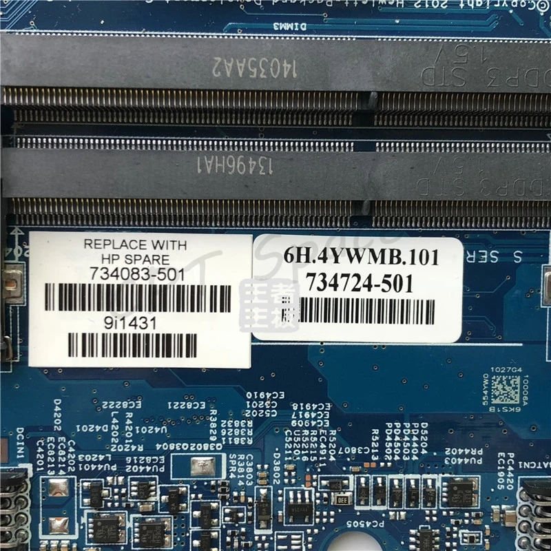 48.4YW03.011 12241-1 для hp 450 G1 440 G1 Материнская плата ноутбука HM86 734083-001 734083-501 734083-601 тестирование в целости