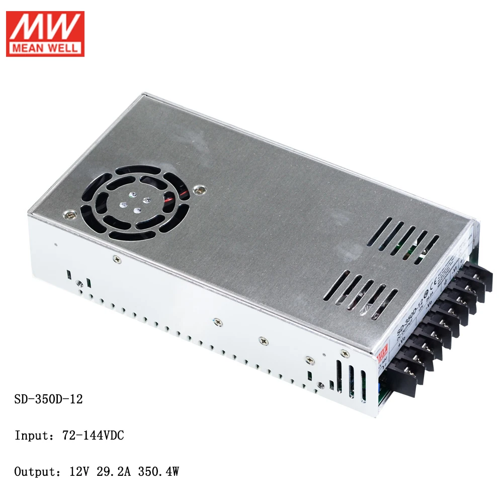 MEAN WELL SD-350D-12 Input 72~144V DC to 12V 350W DC-DC Converter Switching Power Supply 29.2A Transformer SMPS | Обустройство дома
