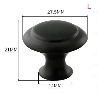 27mm Black Мебельные ручки 50 мм-500 мм из нержавеющей стали Т-образные ручки для мебельного шкафа ручки и ручки для двери шкафа - Цвет: 27mm Black