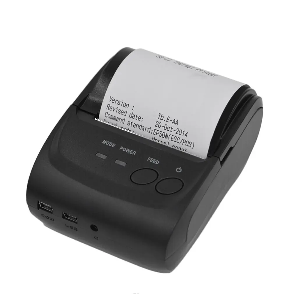 POS 5802DD портативный беспроводной мини Термопринтер для чеков 58 мм линейная