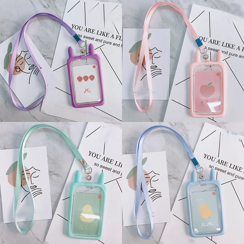 Ремешок высокого качества ремешок держатель для кредитных карт милая мультяшная