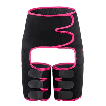 

New Slim Thigh Trimmer Butt Lifter Leg Trainer Velcro Shapewear Neoprene Sweat Muscles Band Thigh Slimmer Slimming Wrap Belt