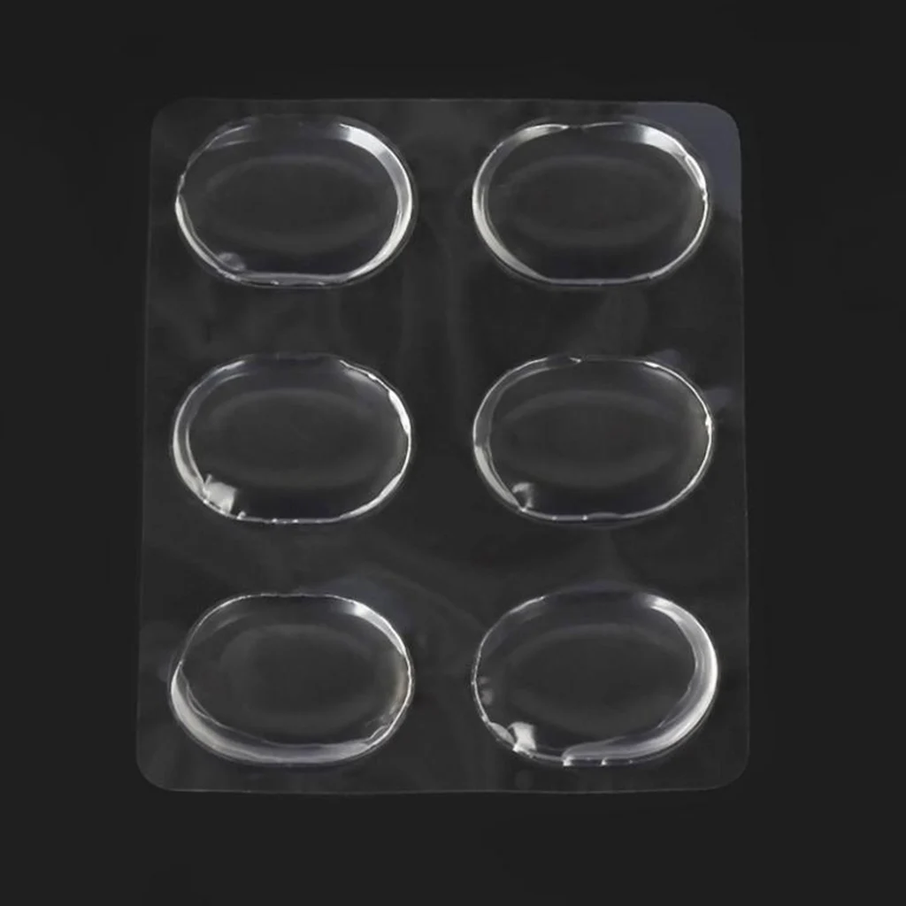 6Pcs Drum Accessory Drum Mute Silencer Pads Silicone for Rock Band Drum Part