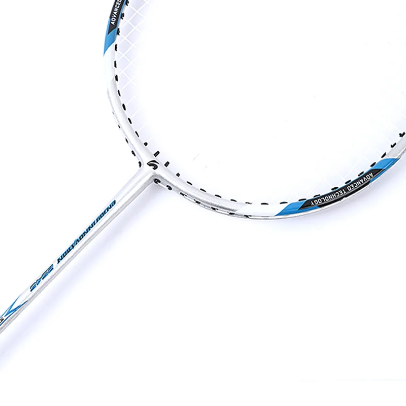 HENBOO Ultralight Badminton Racket Standard Use Durable Carbon Iron Alloy Training 1pair Badminton Racket With Tote Bag Sports