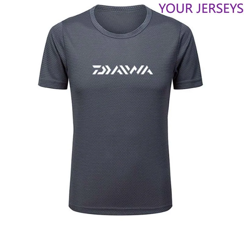 

2020 New Summer DAIWA Dawa Outdoor Sports Short Sleeve Light and Breathable Quick-drying Sunscreen Fishing T-Shirt Mesh Male