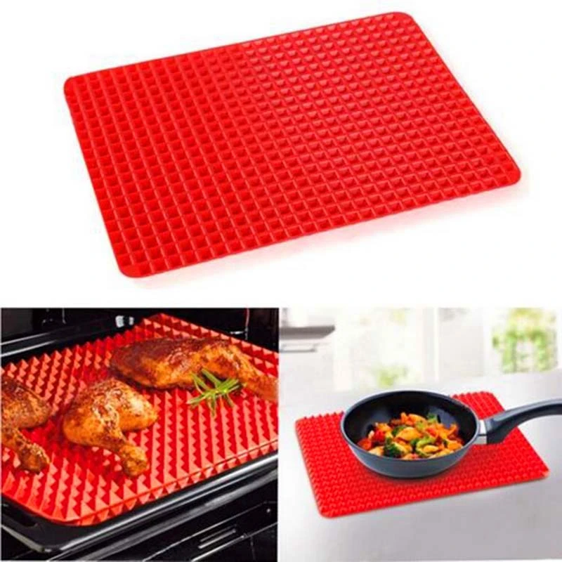 Practical Creative Pyramid Silicone Baking Mat Nonstick Pan Pad Cooking Mat Oven Baking Tray Mat Kitchen Bakeware Gadgets Tools