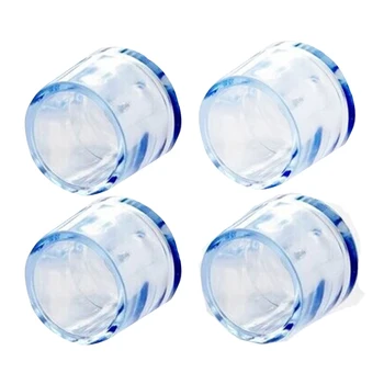 

4Pcs Transparent Rubber Furniture Table Chair Leg Floor Feet Cap Cover Protector 18mm