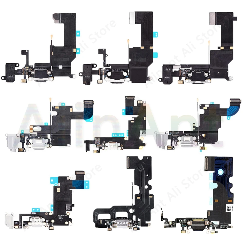 USB Charging Port Charger Dock Connector Charging Flex Cable For iPhone 5S 5 5C SE 6 6s Plus Phone Mic Flex Repair Parts USB Charging Port Charger Dock Connector Charging Flex Cable For iPhone 5S 5 5C SE 6 6s Plus Phone Mic Flex Repair Parts