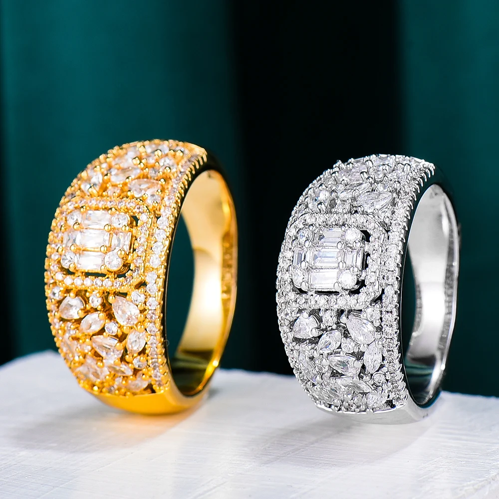 GODKI-Anillos elegantes de flores de perlas para mujer, anillos de dedo de  circonita cúbica de boda, anillo de cuentas, regalo de joyería de playa  Bohemia - AliExpress