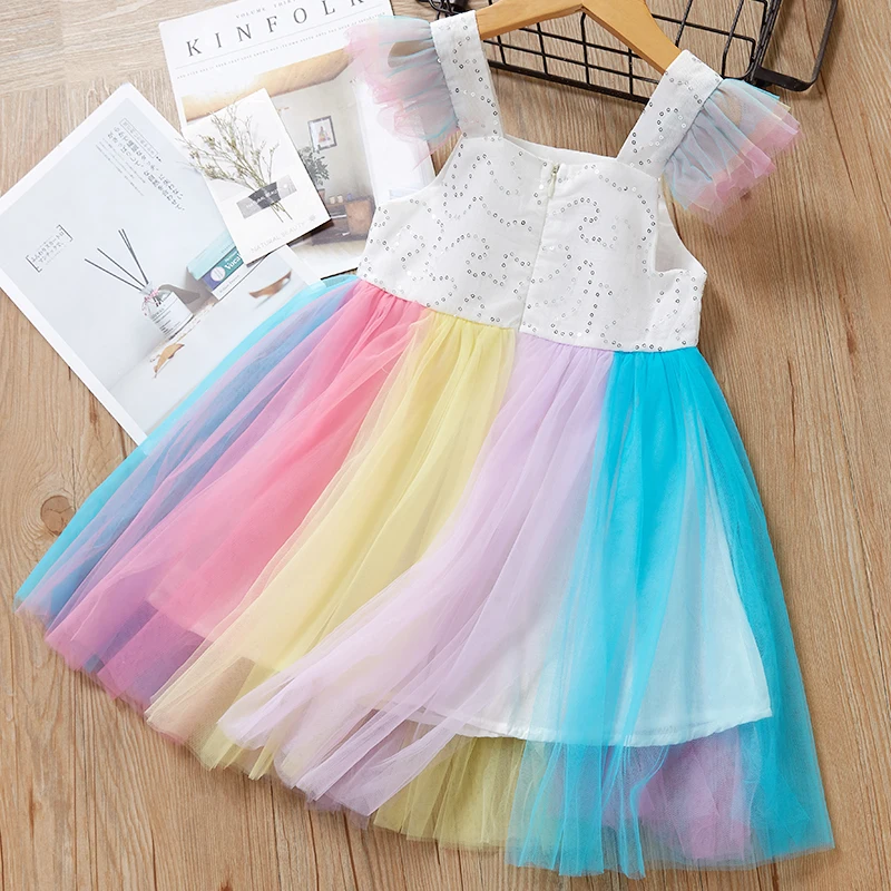 Menoea/милое платье для девочек; Новинка г.; летнее платье принцессы с цветочным рисунком для девочек; повседневная одежда для малышей; вечерние платья