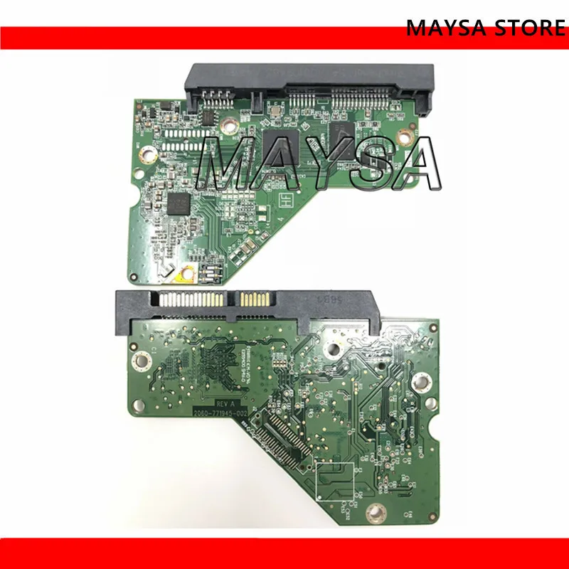 Placa de Circuito para Placa Lógica de Hdd Pcb Placa de Circuito 2060771945002 Rev a 2060 771945 002 771945-f02 para wd 3.5 Sata