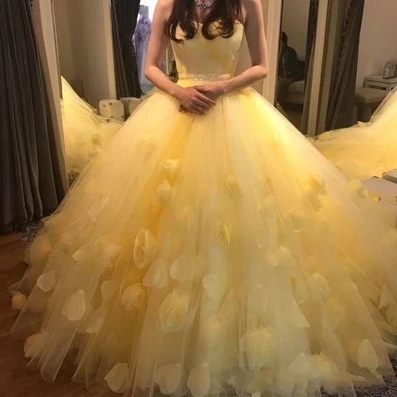 Желтое бальное платье ANGELSBRIDEP платья для Quinceanera 15 вечерние сексуальные милой