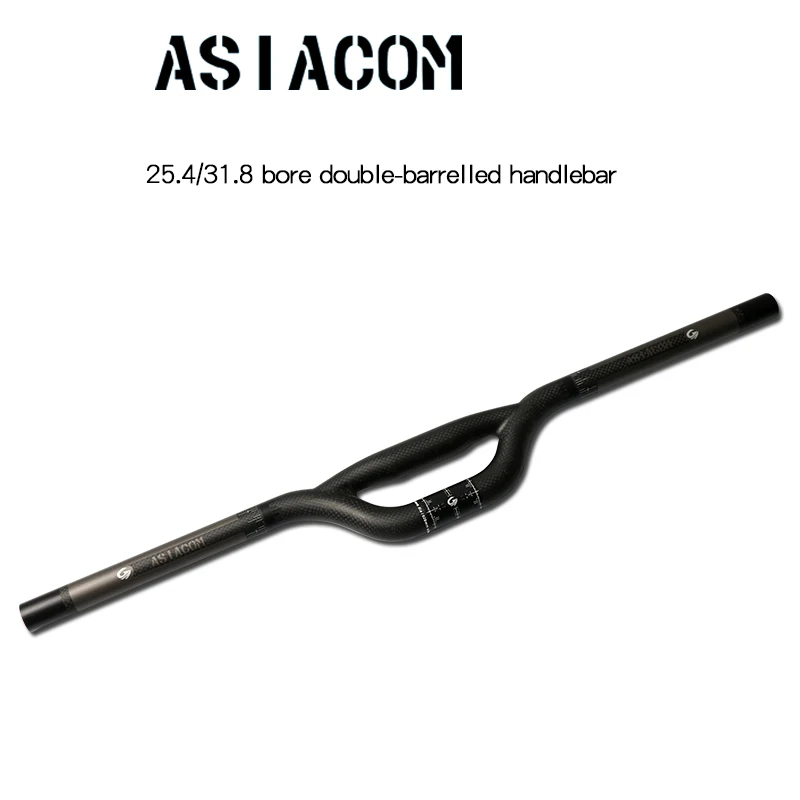 Carbon Fiber Bike Flat Handlebar Mountain MTB Road Bicycle Handle Bar 31.8x660mm