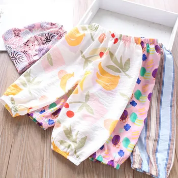 

2020 Summer Baby Girls Leisure Anti-Mosquito Pants Ankle-length Children's Clothing Wholesale