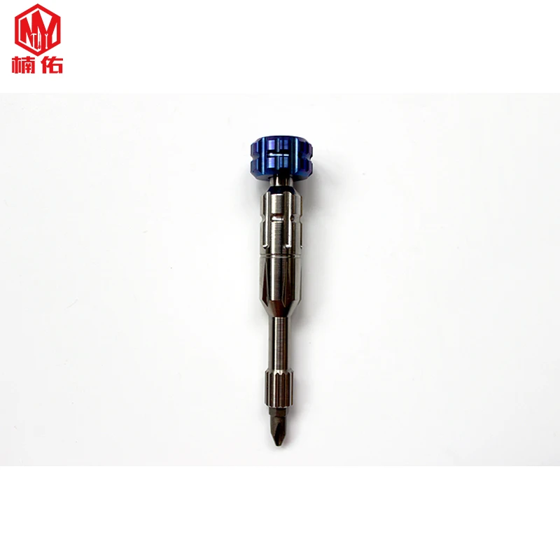  1PC Titanium EDC Cross Screwdriver Disassembly Gadget Phillips Screwdriver Bit Portable Riding Equi