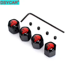 DSYCAR 4 יח'\סט רכב אוטומטי גלגל בצור צמיגי גזע שסתום האוויר Caps אבק מכסה גולגולת לרכב/אופנוע, אוויר Leakproof(China)