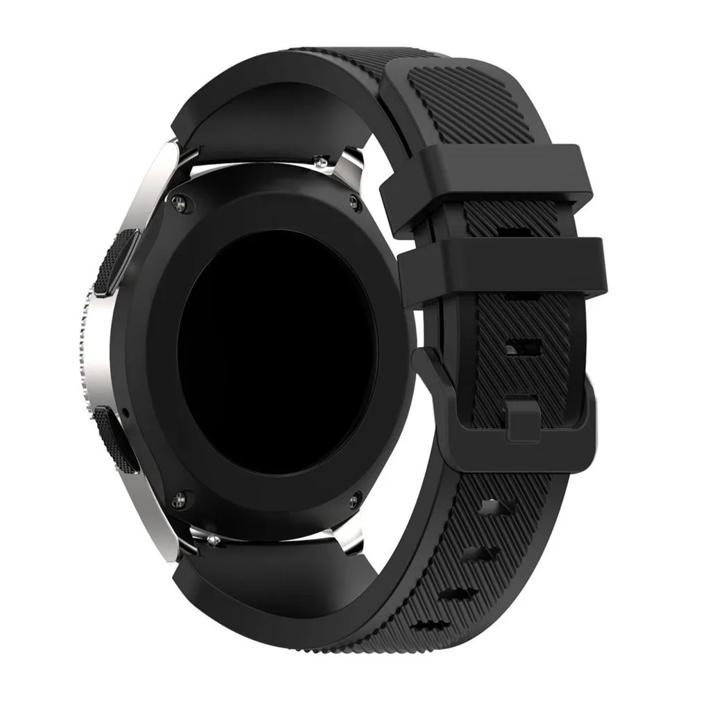 Мягкий силиконовый ремешок для часов, сменный ремешок для samsung Galaxy Watch 46 мм, браслет, умные часы, монитор сердечного ритма