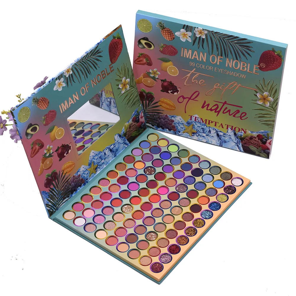 

Fruits 99Colors Eyeshadow Palette Holographic Shiny Matte Glitter Pigment Shimmer Eye Shadow Pallete Makeup Eyeshdow Palette