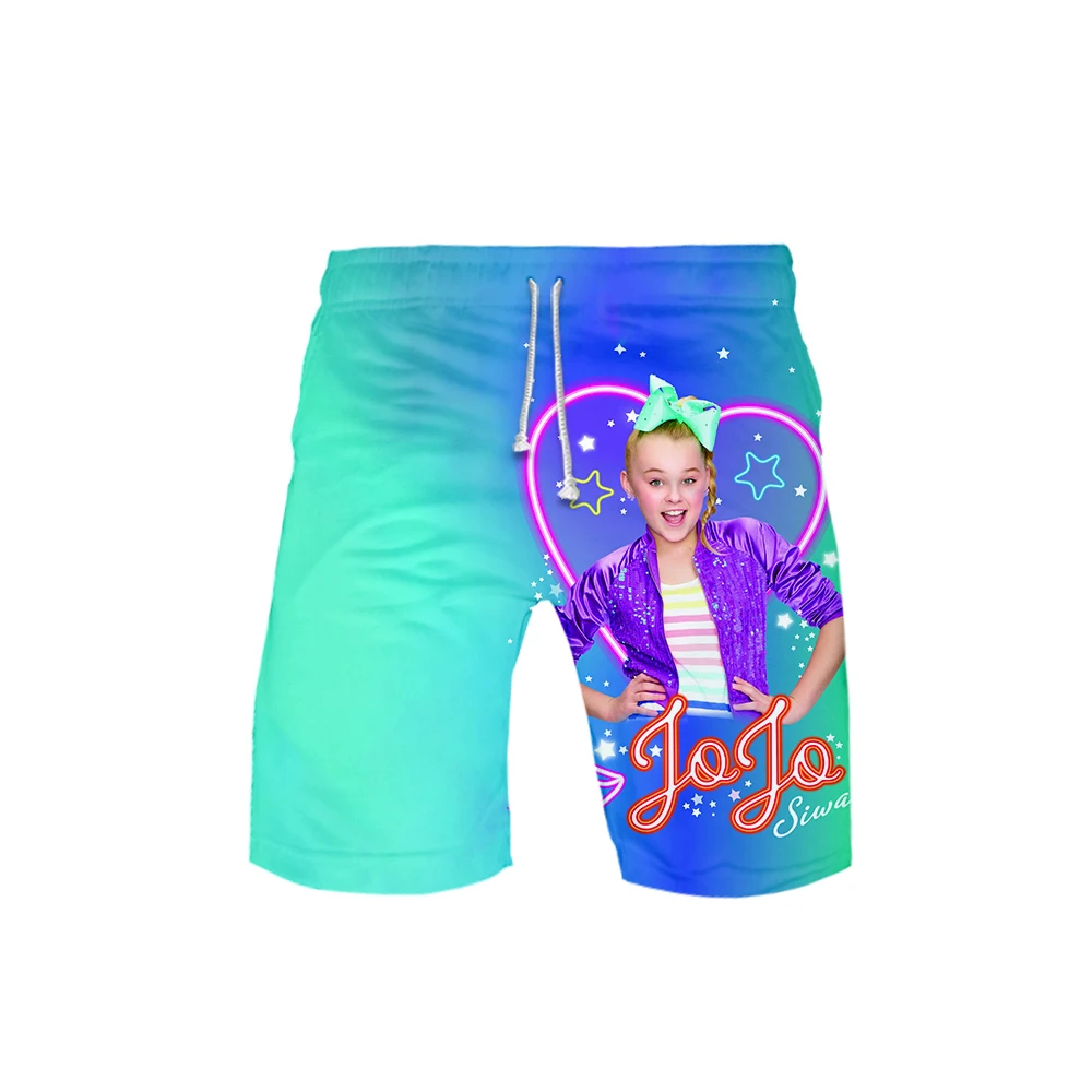 JOJO SIWA напечатанные 3D пляжные шорты Мужская модная уличная одежда шорты Горячая Распродажа Harajuku модная летняя одежда