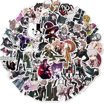 

50PCS Game Anime Danganronpa Stickers Pack For DIY Motorcycle Skateboard Laptop Phone PS4 Guitar Suitcase Sticker