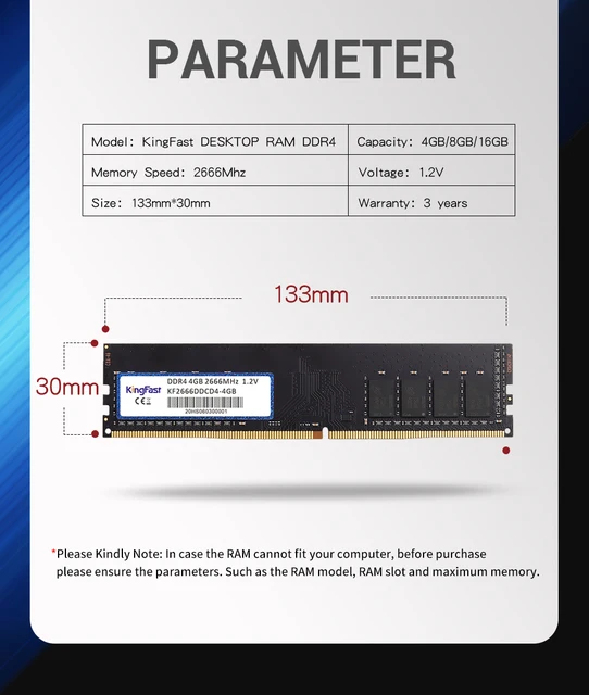 Desktop 8gb 2400mhz Ddr4 Ram Memory 4gb Ddr4 2400mhz Desktop Ram