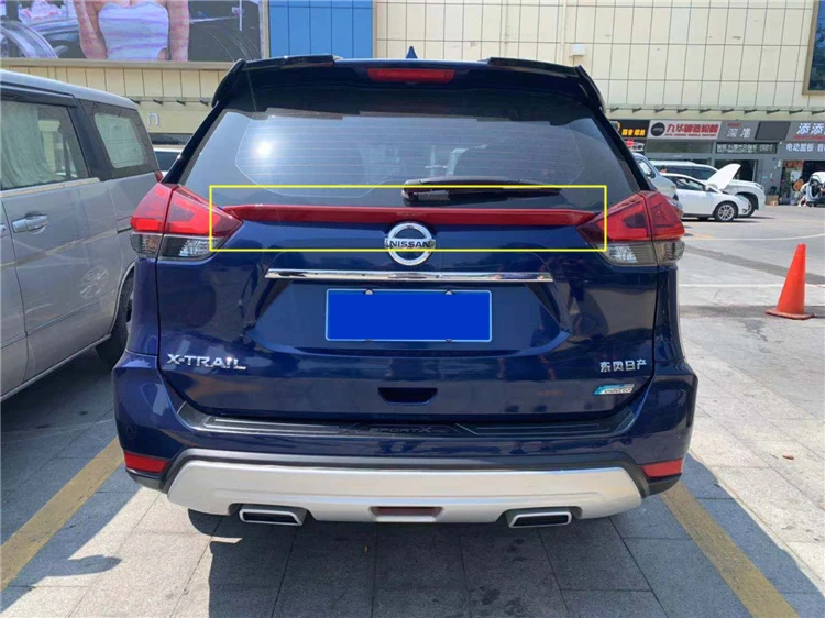 Для Nissan x trail спойлер на крышу из АБС материала автомобильное заднее крыло нажмите