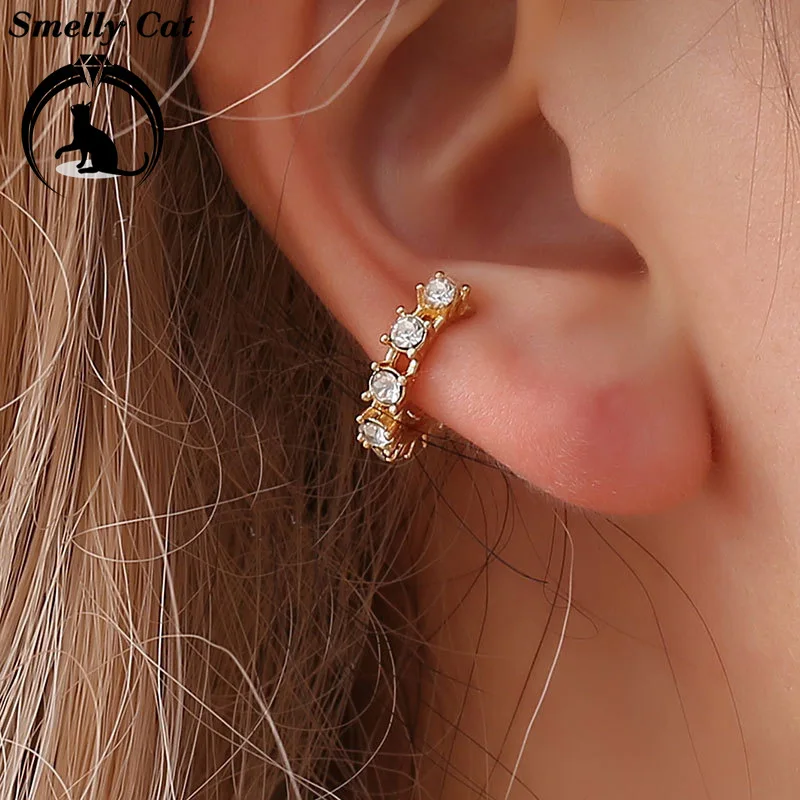 

Smelly Cat Simple and Sweet U-shaped Earrings Without Ear Holes Earclip Exquisite Jewelry