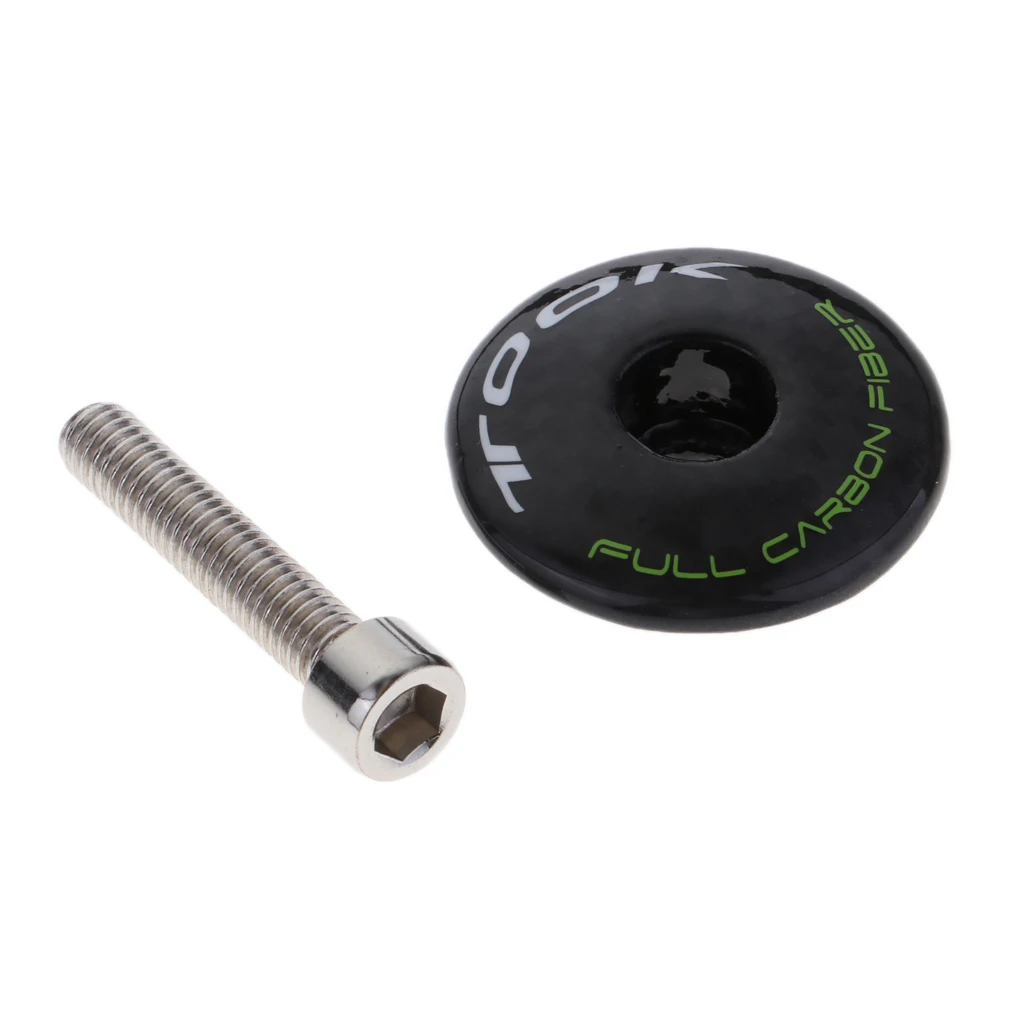 1 Set Carbon Fiber  Handlebar Covers Handle Bar Plugs Replacement
