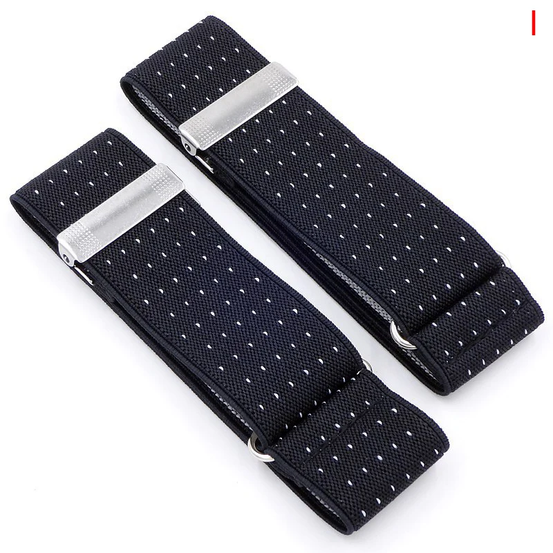 1 Pair Men Shirt Adjustable Armband Sleeve Garter Bartender Cuff Holder Fashion Arm Band Hold Up